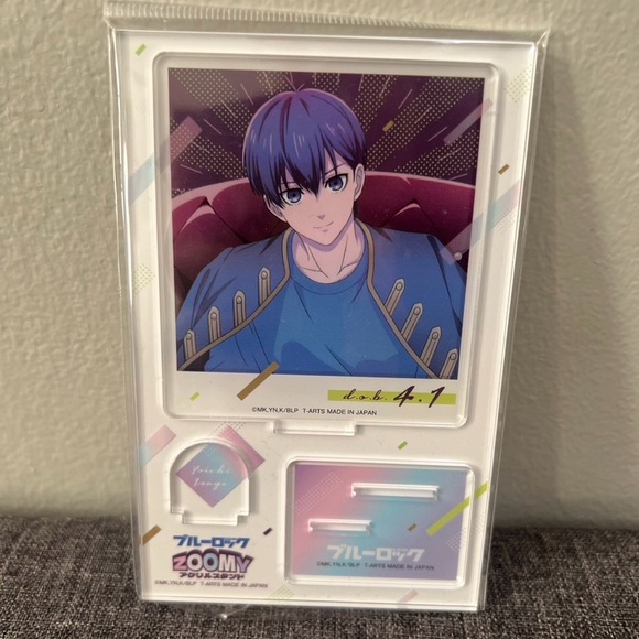 Blue Lock Isagi Zoomy Acrylic Stand Japanese Anime - Picture 3 of 6